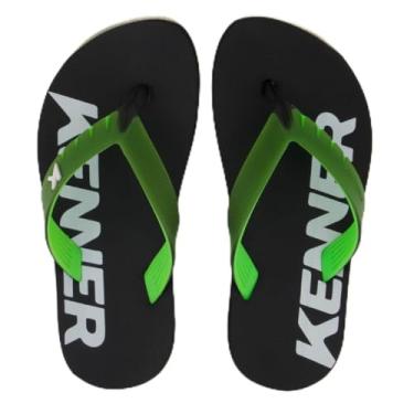 Imagem de Chinelo Kenner RED Juvenil Preto e Verde