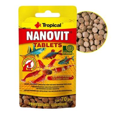 Imagem de Ração Nanovit Tablets 10g Tropical Para Peixes Sachê