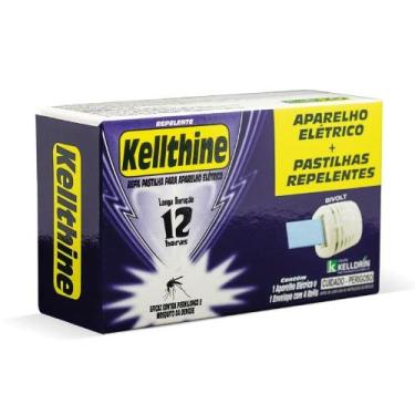 Imagem de Repelente Elétrico Kellthine Bivolt com 4 Pastilhas - Kelldrin