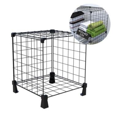 Imagem de Nicho Aramado Organizador para Livros Disco de Vinil LPs Estante de Aç