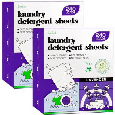 Imagem de Lençóis de detergente para roupa Soulink 480 Loads (pacote com 2)