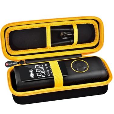 Imagem de Capa compatível com Fanttik X8 para compressor de ar portátil com inflador de pneu APEX/APEX EV. Suporte de armazenamento para Hafuloky para modari para OlarHike para LOLSSA para bomba de ar Yeskuyan