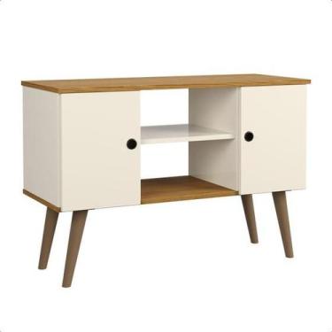 Imagem de Rack Bancada Organizador Para Sala Tv 32 Polegadas 2 Portas Vienna - T