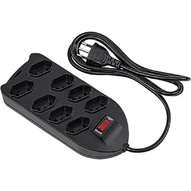 Imagem de Filtro de Linha 8 Tomadas Intelbras EPE1008 Preto