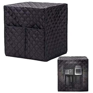 Imagem de UCARE Capa Para Cafeteira À Prova D'Água, De Poeira, Cafeteiras Grandes Dose Única, Substituição Keurig K50 K400 K500 Series, K-Classic, K-Elite Smart Machine (Preta)