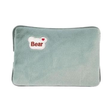 Imagem de Aquecedor de Mão Recarregável de Pelúcia - Bolsa de Água Quente Elétri