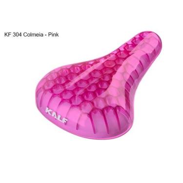 Imagem de Selim Bike Mirim Infantil Colméia Kalf Cores Aro 12 16 20, Rosa