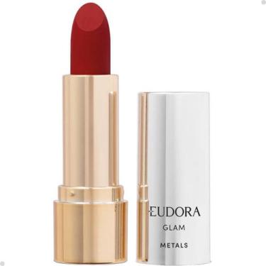 Imagem de Batom cremoso vermelho precioso glam metals 3,6g - EUDORA
