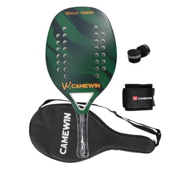 Imagem de Raquete de tênis de padel CAMEWIN em fibra de carbono 18k 360g + 10g