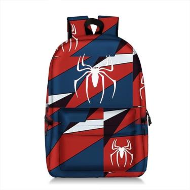 Imagem de Mochila de aranha mochila estilo de moda de estudante masculino