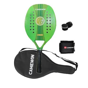 Imagem de Raquete de tênis de padel CAMEWIN em fibra de carbono 18k 360g + 10g