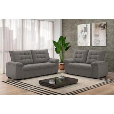 Imagem de Conjunto de Sofás Estofados 3 e 2 Lugares Bertioga - Best House