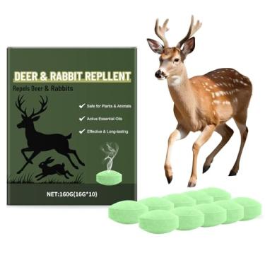 Imagem de Repelente De Coelhos Para Exterior,Bolas Repelentes De Veado Para Exterior - Óleo Hortelã-Pimenta Natural Com Fragrância Suave Seguro Flores Árvores Plantas