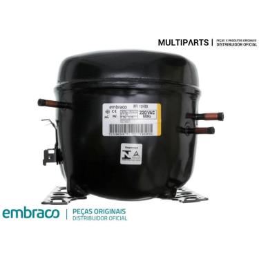 Imagem de Compressor Embraco 1/3+ R-134 220V Ffi12Hbx Com Capacitor