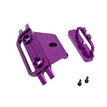 Imagem de Esquirla Proteção frontal de carro RC em escala 1:14, componentes de proteção contra roubo, modelo de controle remoto, barra de de metal, substitui para 14210, Roxo