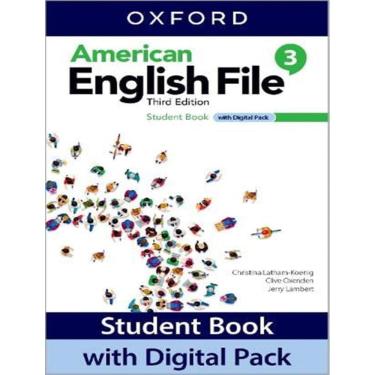 Imagem de American English File 3 Sb With Digital Pack - 3Rd Ed