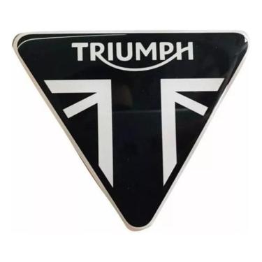 Imagem de Emblema Adesivo Resinado Escudo Triumph Daytona 7,5X9