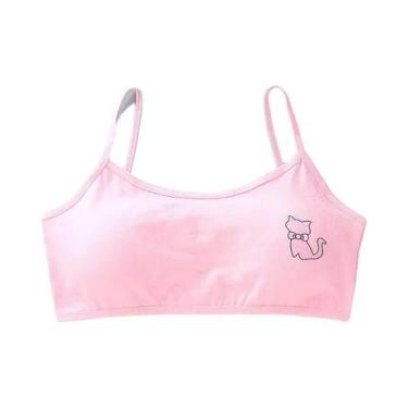 Imagem de Sutiã De Treinamento De Algodão Para Meninas Adolescentes, Roupa Íntim