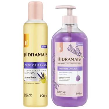 Imagem de Kit Lavanda 1 Sabonete Óleo 190ml + 1 Sabonete Gel 500ml Hidramais