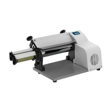 Imagem de Laminador de Massas 28cm Anodilar com Cortador Elétrico, Branco, 220V