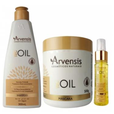 Imagem de Kit Arvensis Tec Oil Shampoo Máscara 500g Finalizador