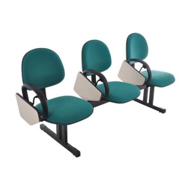 Imagem de Cadeira  Universitária  Longarina Linha Office Economy Verde