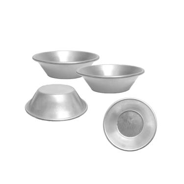 Imagem de Forma Empada Mini Bolo Forminha Pudim Assadeira Aço Inox 50un