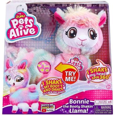Imagem de Pelúcia Lhama Do Rebolado Zuru Pets Alive - Candide 1203