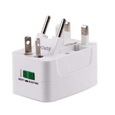 Imagem de Adaptador Universal Tomada Internacional All In One  Europe