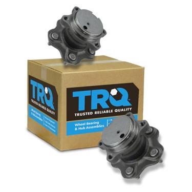 Imagem de Cubo da roda traseira e rolamento do motorista e do lado do passageiro par para Sentra 07-12 2,5L