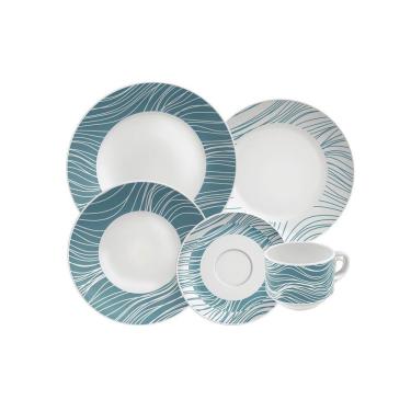 Imagem de Aparelho De Jantar Clarice Em Porcelana Decorada 20 Peças Tramontina
