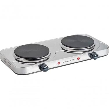 Imagem de Fogao Portatil Eletrico De Bancada 2 Bocas 2000w 220V