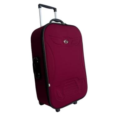 Imagem de Mala de viagem 23Kg para Despacho Forrada e Resistente (Vinho)