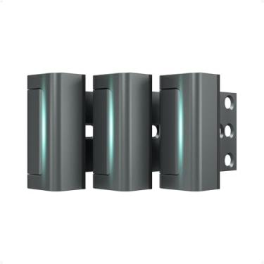 Imagem de GreaTalent Trava de reforço de porta de segurança doméstica à prova de crianças, adiciona alta segurança à casa evita entrada não autorizada, acabamento de construção de alumínio, trava de moldura