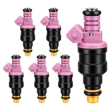 Imagem de 1997-2001 6 peças de injetores de combustível compatíveis com Dodge Ram 1500 1997-2001 Dakota 1997-1999 Durango 1998-1999 B1500 1997-1998 B2500 1997 3.9L V6 Substituir 02801 50998