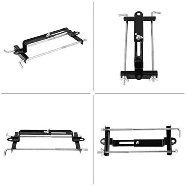 Imagem de Barra Transversal Ajustável Battary Segurar Suporte Forte Resistente Fácil de Instalar para Vários Veículos Suv Rvs 28cm Preto Prata