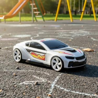 Imagem de Brinquedo Carrinho De Corrida Com Rodas Esportivas BS Turbo - Bs Toys (Branco)