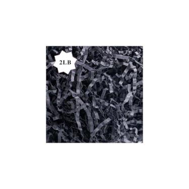 Imagem de NIZENTA Enchimento de papel enrugado preto de 900 g, adequado para transporte, enchimento de cesta de presente, fragmento de papel de enchimento de cestas, aniversários, Natal, Ação de Graças