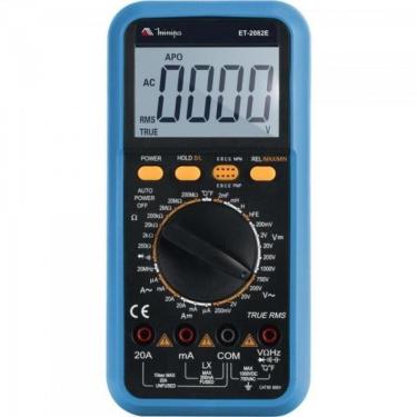 Imagem de Multimetro Digital Et2082E Azul Minipa