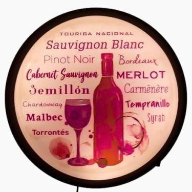 Imagem de Luminária Vinhos “Merlot Lovers” – Decoração Criativa com Luz e Personalidade