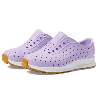 Imagem de Native Shoes Tênis infantil unissex Robbie (infantil), Roxo curativo/branco escuro/borracha salpicada, 18