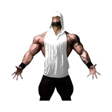 Imagem de Camiseta Regata Masculina De Algodão Com Estampa De Caveira, Sem Manga