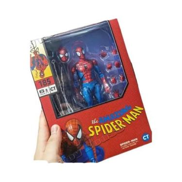 Imagem de Figura De Ação Do Homem-Aranha Scarlet Spider Mafex 186 Versão Em Quad