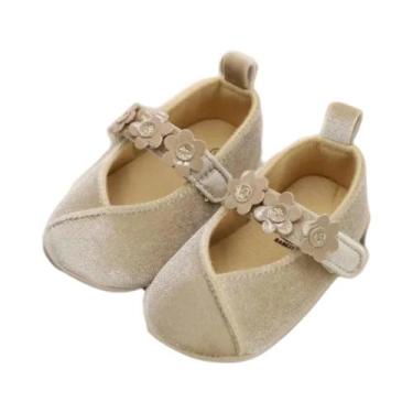 Imagem de Sapatos De Caminhada Planos Para Bebês Meninas, Sola Macia, Respirável