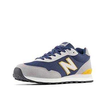 Imagem de New Balance Tênis masculino 515 V3, Nb azul marinho/cinza ardósia/ouro universitário, 41