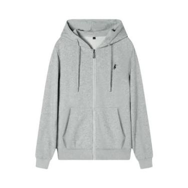 Imagem de Moletons Casuais Com Capuz Para Homens Para Outono Inverno Corrida Ao 