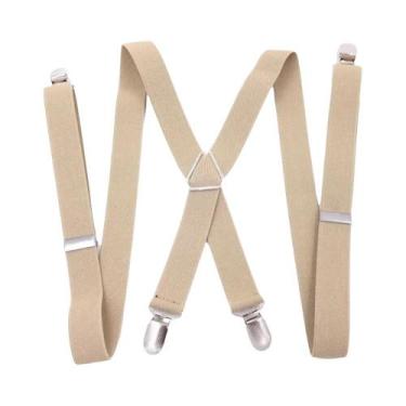 Imagem de Conjunto De Suspensórios Elásticos Ajustáveis Para Adultos E Crianças,