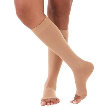 Imagem de Meia de Compressão 3/4 Ultraline Bege 4000 Venosan - 20-30mmhg - Pé Ab
