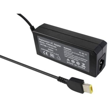 Imagem de Fonte Carregador Plug Retangular Lenovo T450 Aplicável