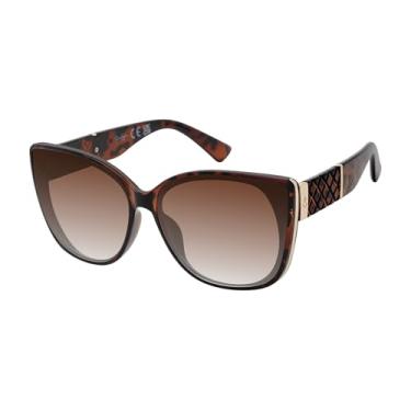 Imagem de Jessica Simpson Óculos de sol feminino J6340 TS Cat Eye, tartaruga, tamanho único